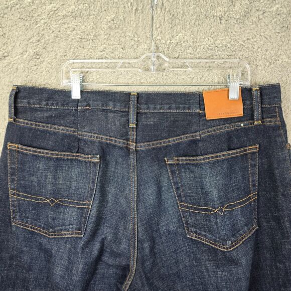 Lucky Brand Jeans Men's Blue 221 Straight Dark Wash Denim Size 40x 27 *ALTERED - Picture 9 of 14
